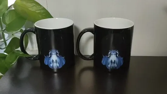 Tazza in ceramica con smalto colorato, tazza regalo, tazza di Natale