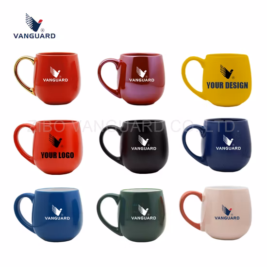Vendita all'ingrosso di tazze da caffè in ceramica personalizzate di alta qualità come regalo promozionale
