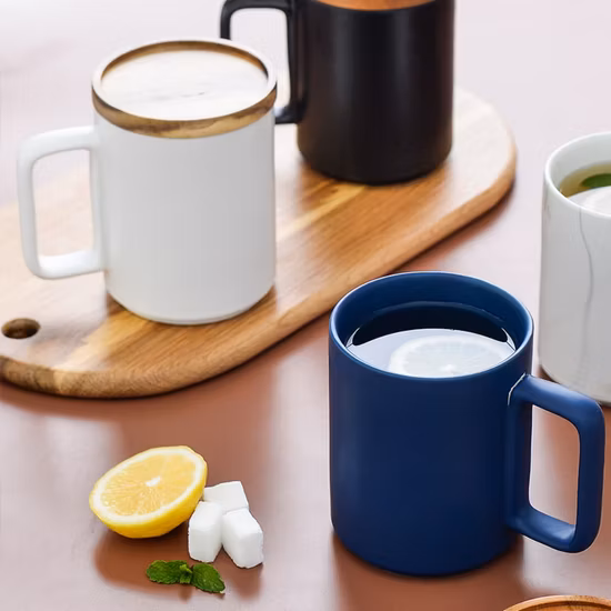 Tazza da caffè in ceramica con Babbo Natale a forma 3D per regali di Natale