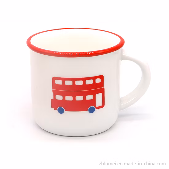 Tazza da tè in porcellana bianca, tazza da caffè in ceramica con coperchio in silicone